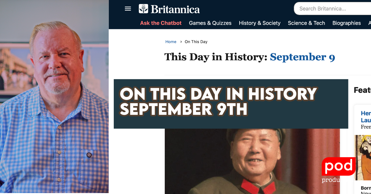 On this day in history Sep 9th